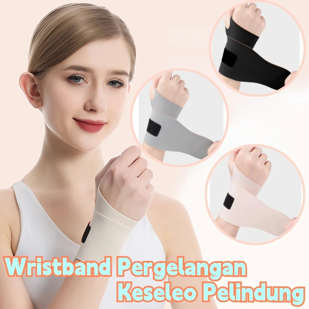 [COD] Wristband Pelindung Pergelangan Keseleo Pelindung Cedera Sendi Lengan Bahan Nyaman Rekomend Dokter Arm Wristband Perban Pelindung Lengan Tangan Cedera Bahan Kulit Bernafas