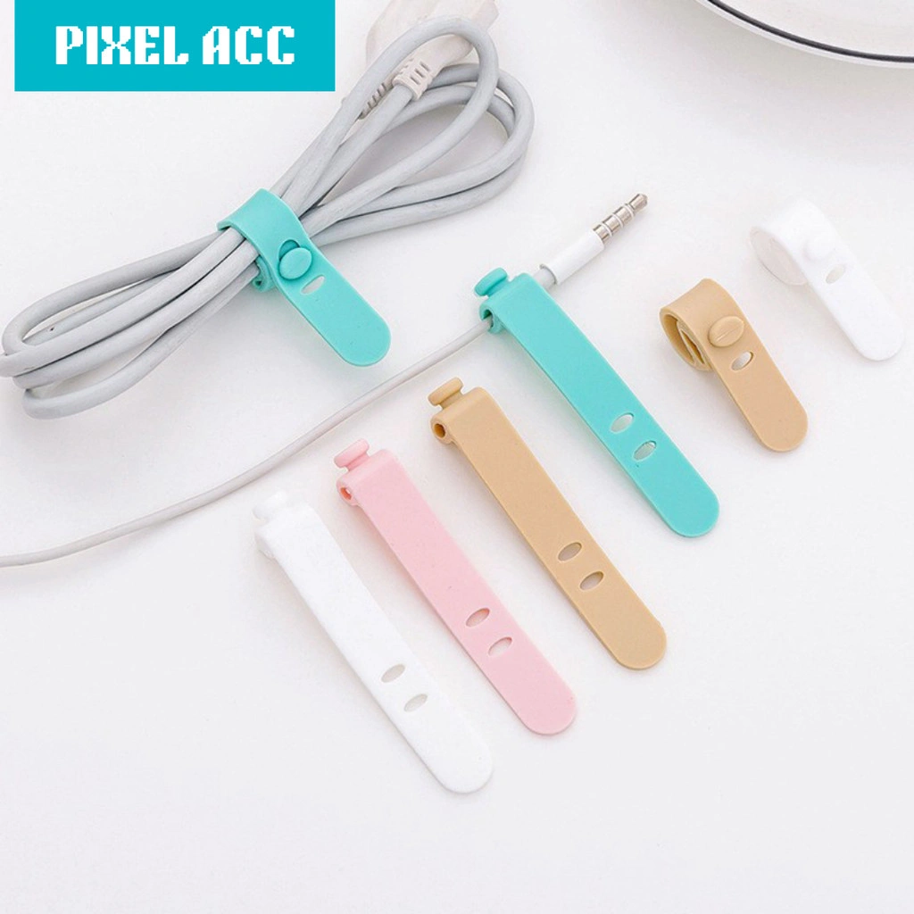 Pengikat Kabel & Penggulung Cable Binder | Klip Cable Cord Holder untuk Merapikan Kabel Charger HP | Penjepit Kabel Universal untuk Kabel USB, Earphone, dan Charger | Solusi Anti Kusut & Praktis | Cocok untuk Rumah, Kantor, dan Mobil | Desain Minimalis