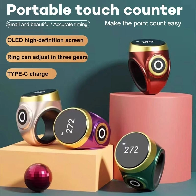 Zikr Ring Iqibla / Smart Ring Tasbih / Cincin Tasbih Ala Sultan Dubai