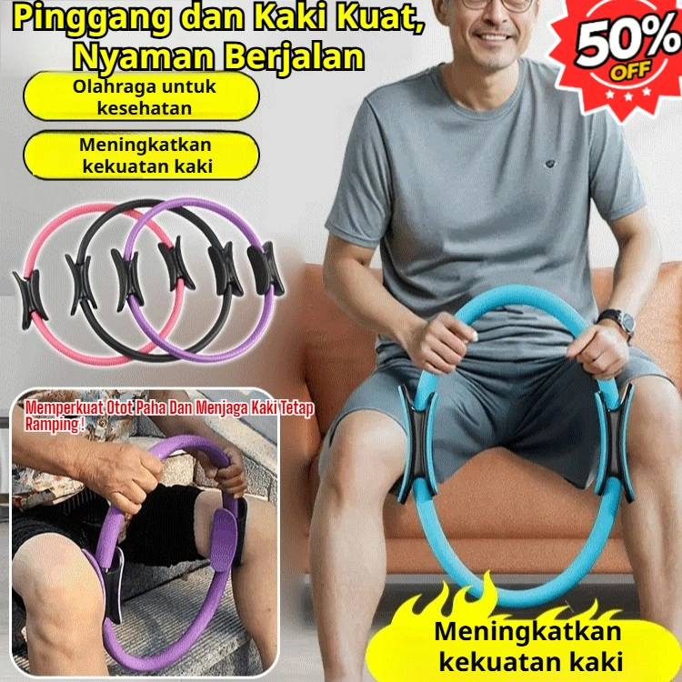 ⚡️Pengiriman cepat 24 jam⚡️[Pembentukan Tubuh] Cincin Ajaib Pembentuk Pilates/Cincin Pilates/Lingkaran Ajaib Yoga/Cincin Resistensi Latihan Gym & Kebugaran Latihan Paha Pengencangan Paha