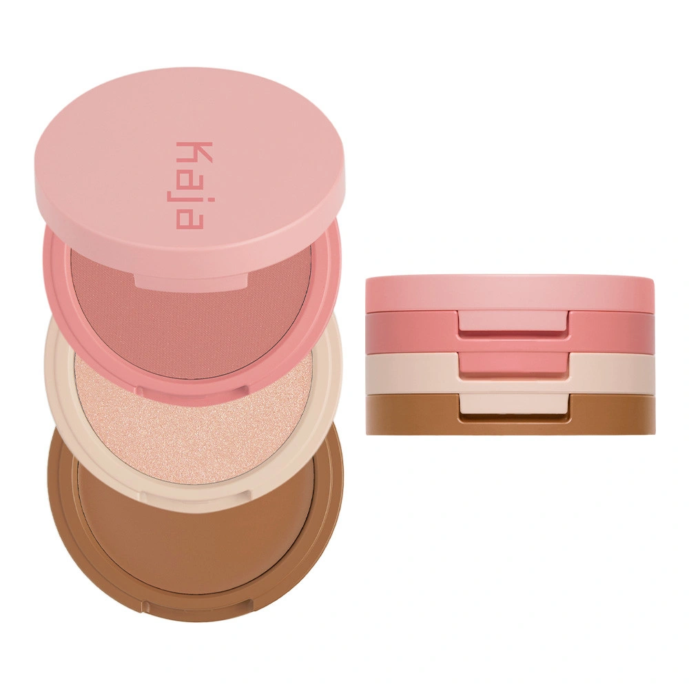 KAJA PLAY BENTO Cream Bronzer, Powder Blush & Highlighter Sculpting Trio 01 Butter Up