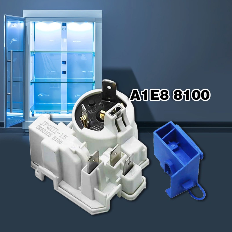 Set Overload Kulkas / Fridge Compressor Relay Overload Protector Start Relay