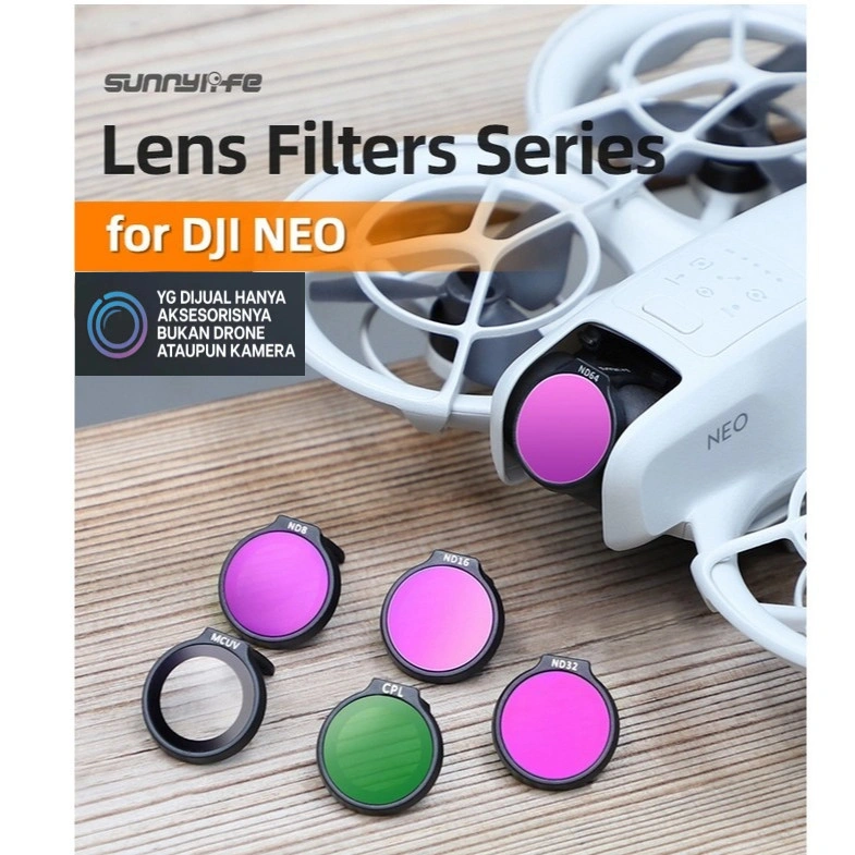 Sunnylife Optical Lens Filters MCUV Filters ND16 ND32 ND64 CPL DJI NEO drone