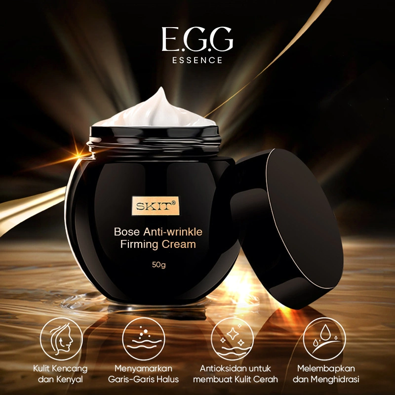 EGG - Krim Anti-Wrinkle Firming Pro-Xylane - Cream Wajah Anti Aging - Memperbaiki Garis halus - Mengencangkan Serta Mencerahkan