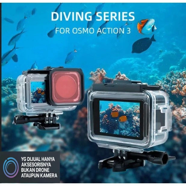 Sunnylife 40m Waterproof Case Diving Osmo Action 4 / 3