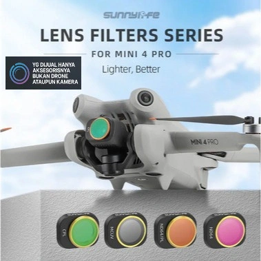 Sunnylife Lens Filter CPL ND/PL ND4 /16/32 PL ND64 MCUV DJI Mini 4 Pro
