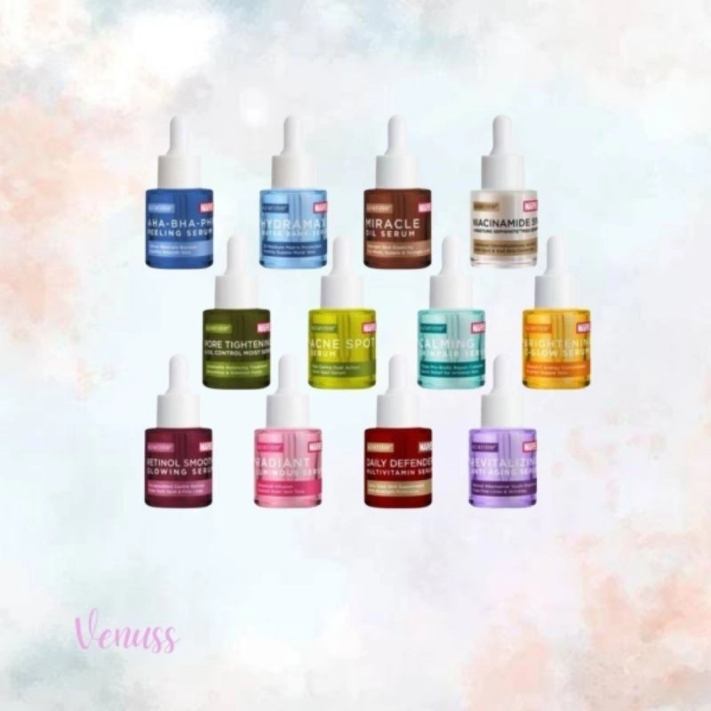 azarine x marvel superhero serum (retinol | acne spot | aha bha pha peeling | hydramax water | brightening c glow | niacinamide | pore oil control | radiant luminous | revitalizing antiaging | face oil | calming skin repair | multi vitamin )