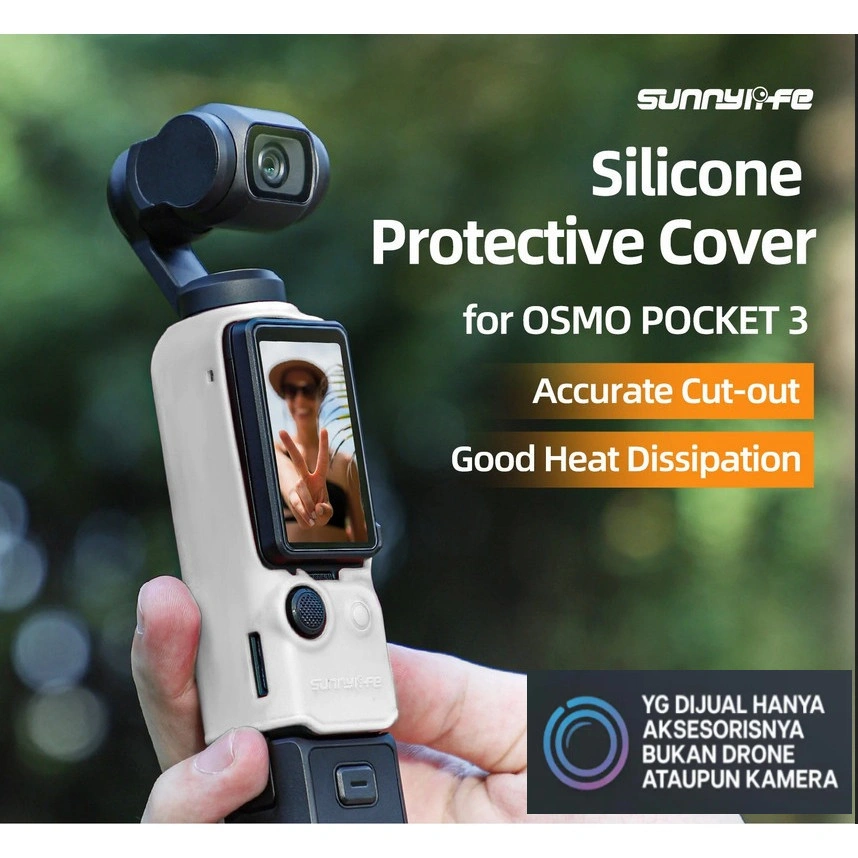 Sunnylife Silicone Cover Anti Heat Protector Case DJI Osmo Pocket 3