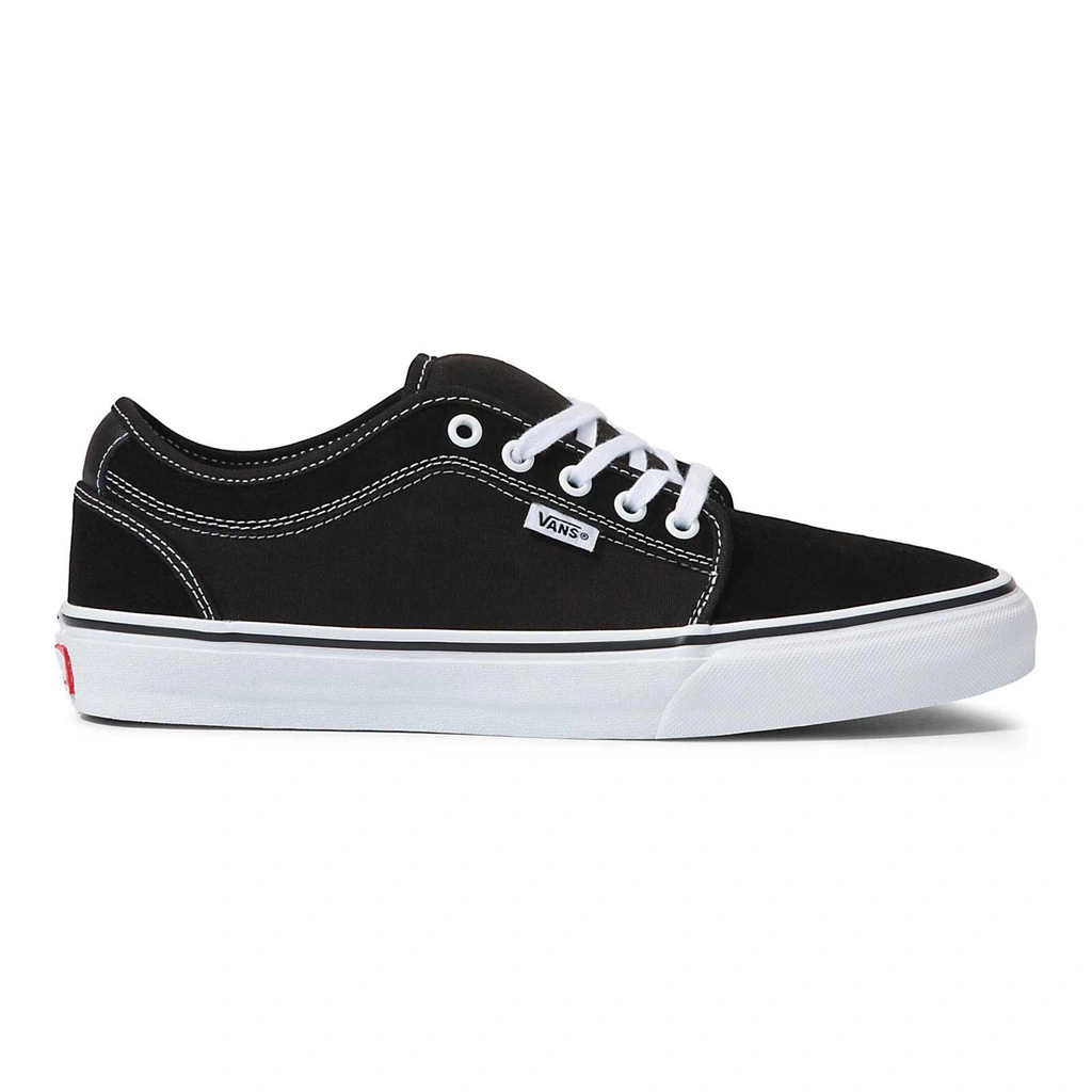 SEPATU SNEAKERS CLASSIC CASUAL SKATEBOARD PRIA WANITA ORIGINAL VNS OTW | SKATE CHUKKA LOW BLK WHT