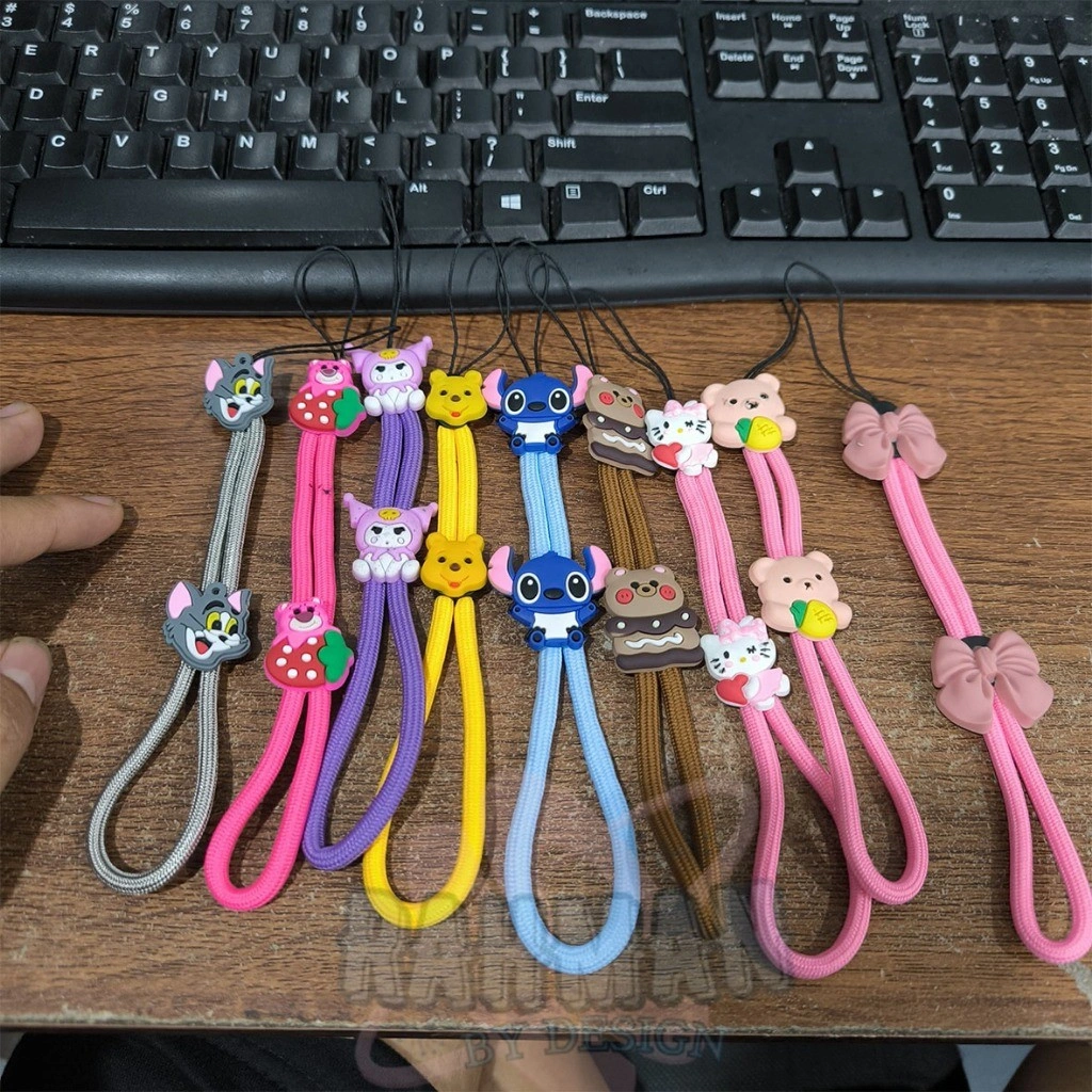 Lanyard 3D Animasi / Tali Ponsel Universal Cute Animasi / Aksesoris Ponsel Cute
