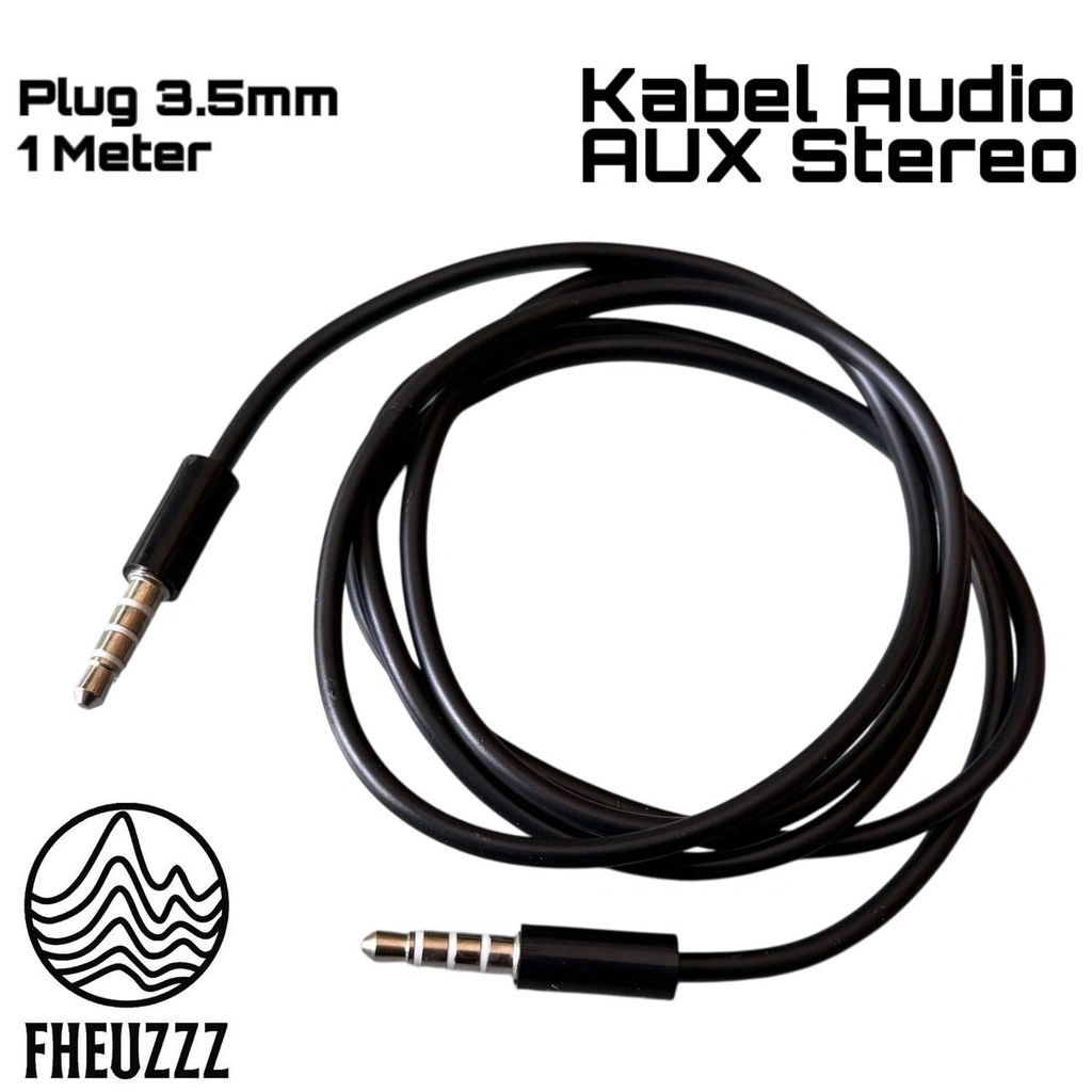 Kabel Audio AUX Stereo 3.5mm HiFi 1 Meter