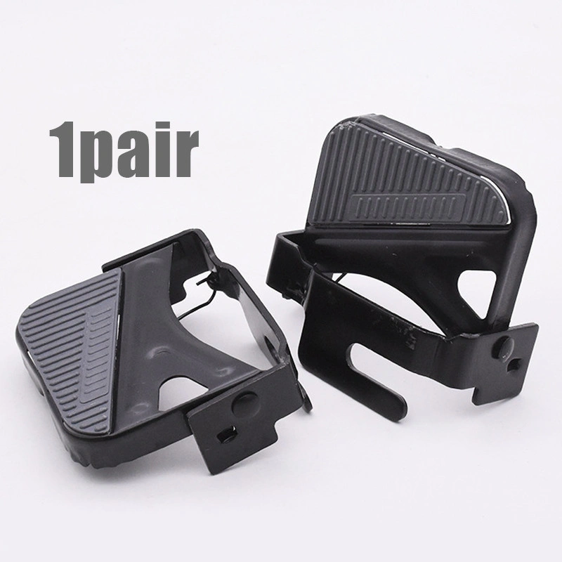  SIAP 2pcs Injakan Kaki Sepeda Lipat Anak Pijakan Belakang Sepeda Gunung Pedal Sepeda Lipat Baja