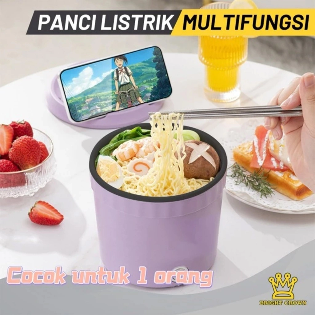 Mini Rice Cooker / Panci Listrik Serbaguna 1L Anti Lengket 450W / Electric Cooking Pot