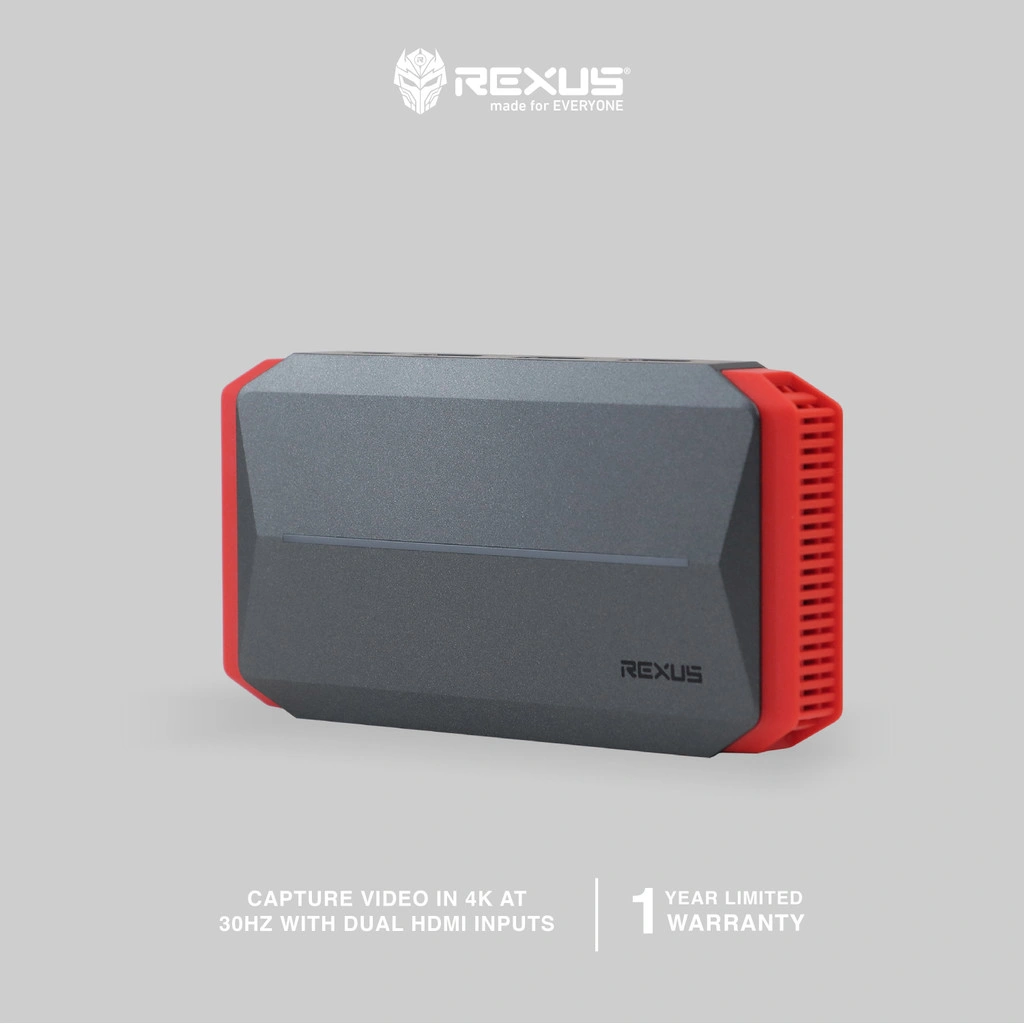 Rexus HD300 HDMI Video Capture Card 4K 1080P 60Hz - Low Latency