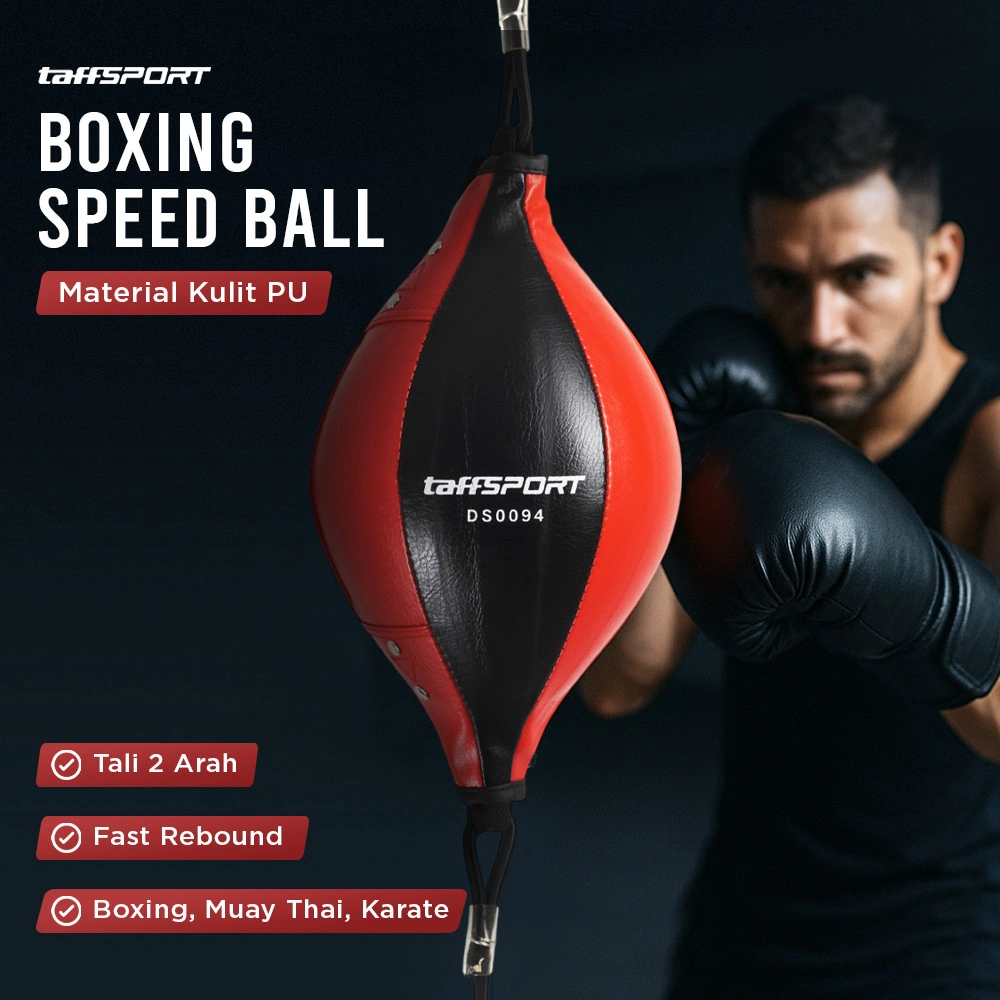 [Bayar di Tempat] TaffSPORT Boxing Speed Ball Punching Bag Inflatable Samsak Tinju - DS0094