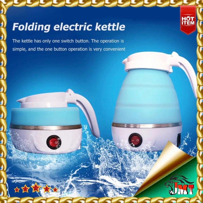 Topsmile - Teko Lipat Listrik Pemanas Air Kettle Portable Silikon Camping Kapasitas 600ml Peraktis