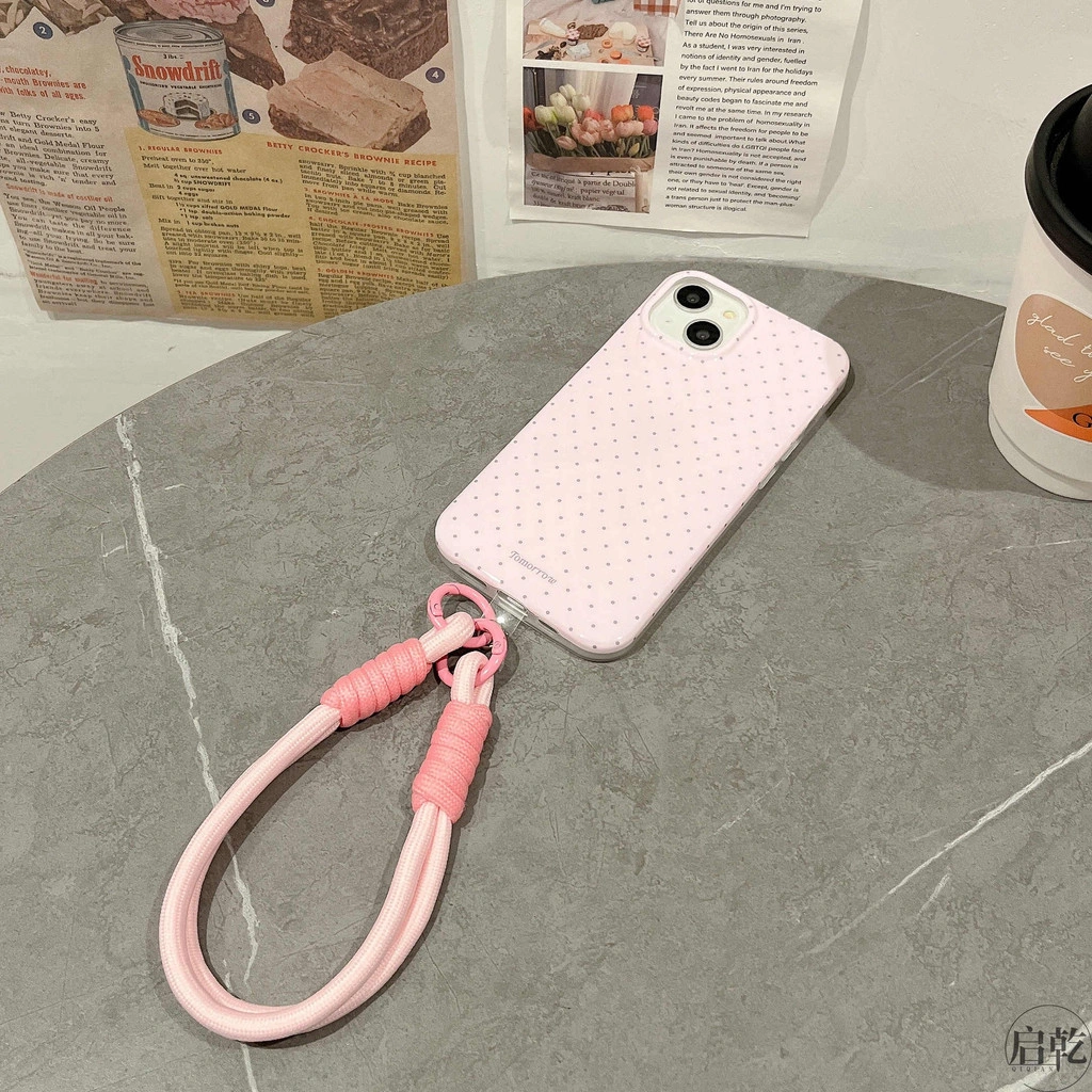 Tali Gantungan Phone Strap Lanyard  Model Warna 15 cm Bracelete Untuk Semua Tipe HP