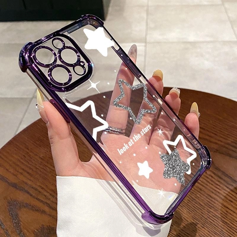 Case For Redmi 9C 9A 9AT Sport NFC 13C A1 13 9 Prime A3 10 2021 2022 10A 10A 10C 10X 4G 11A 12 12C 5G 13R 14C 14R Activ 9T Power 9i 9i A2 A3 PRO A3X A4 Transparent Lens Prtector Simple Shining Star Sh