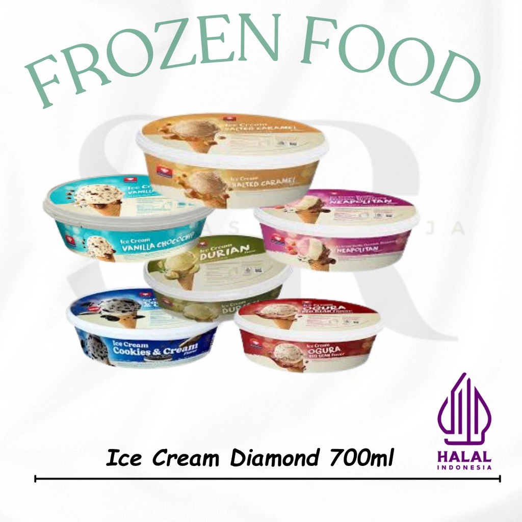 Diamond Ice Cream 700ml - ALL VARIAN