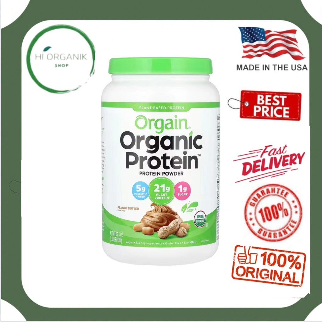 Orgain Organic Protein Powder Plant Based Peanut Butter 920 g
