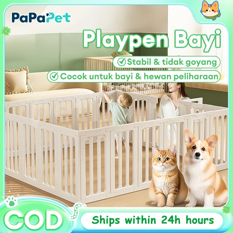 GREENPETS Pagar Bayi pagar mainan bayi baby playpen Ruang Besar Untuk Berbalik Pagar Mainan Anak