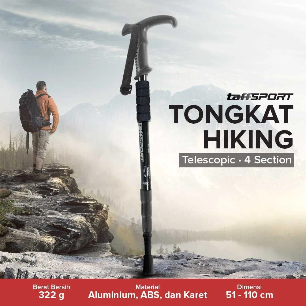 Digap Tongkat Hiking Telescopic Trekking Pole Aluminium 110cm - E4102