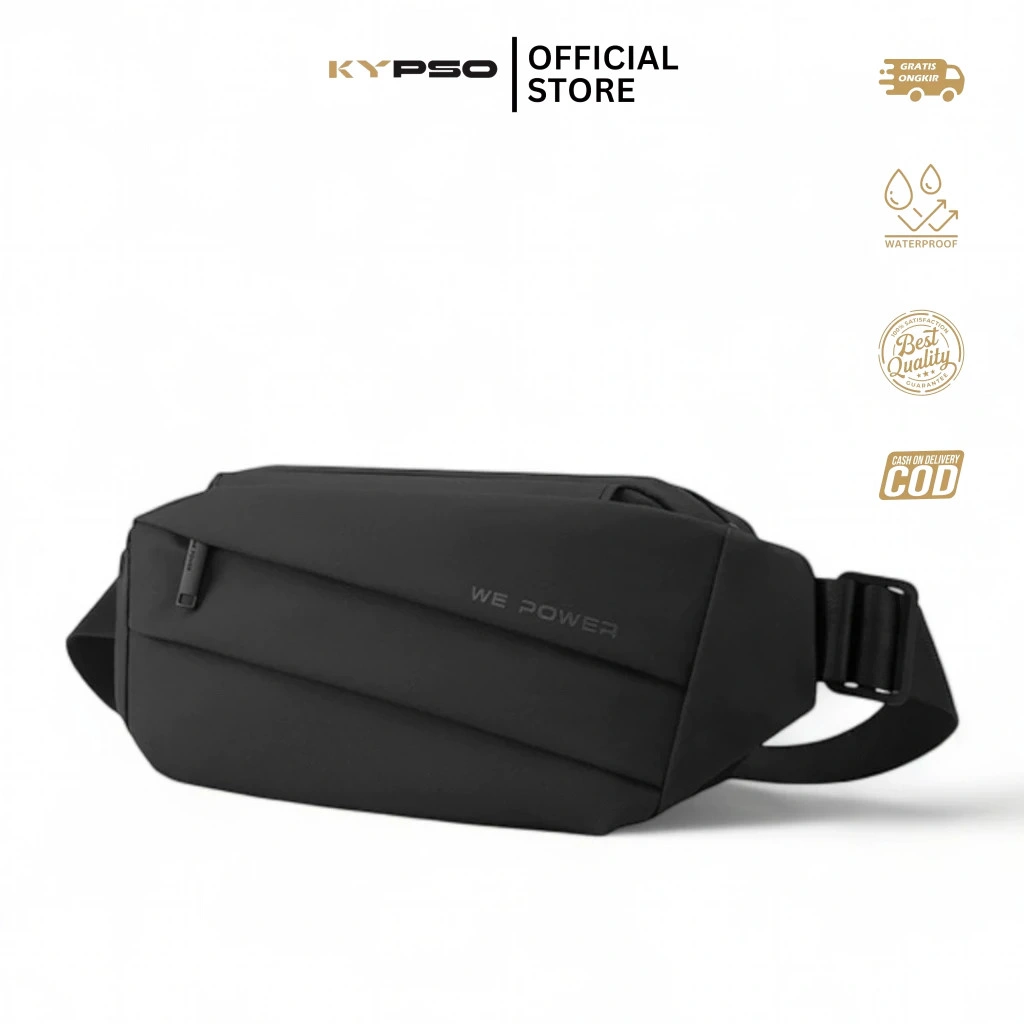 KYPSO Horizon Waist Bag Tas Pinggang Pria Selempang Waterproof Sling Bag Anti Air Pria Wanita