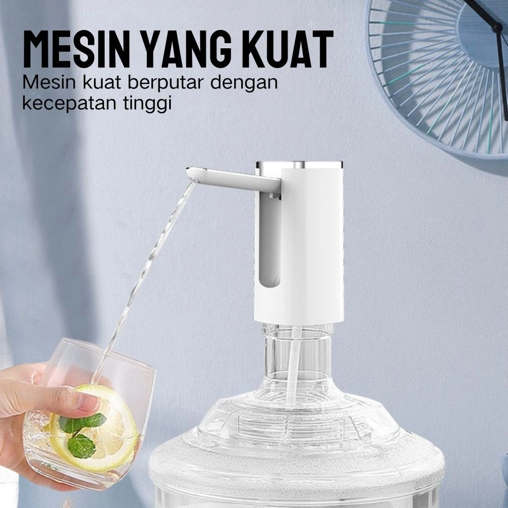 Digital Tombol 800 ML 3Mode Tampilan Lipat USB Senyap Otomatis Food Grade - 1200mAh Elektrik Dispenser Kuantitatif Galon Wireless Type-C Pompa 200/600 Sentuh Desain