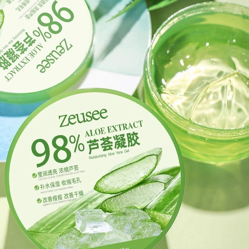 COD Aloe Vera Gel Lidah Buaya 98% 99% 300g Krim Pelembab Rasa Asli  Setelah Perbaikan Sinar Matahari