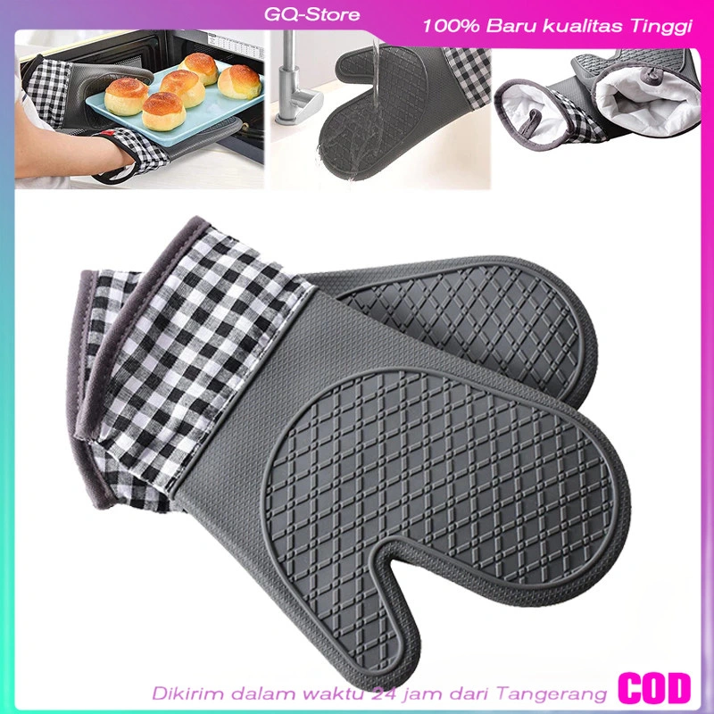 Sarung Tangan Oven Anti Panas/Sarung Tangan Microwave/Heat Resistant Oven Gloves/Baking Mitt - GQ