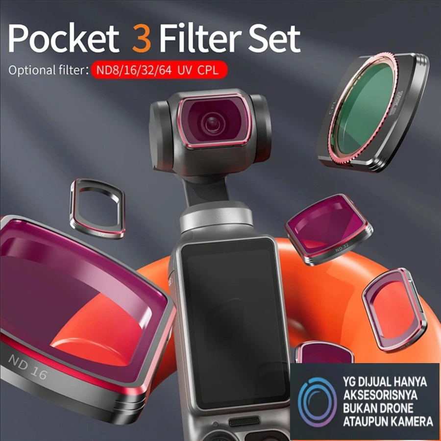 Startrc Lens Filter CPL ND/PL ND4/16/32 ND64 MCUV DJI Osmo Pocket 3