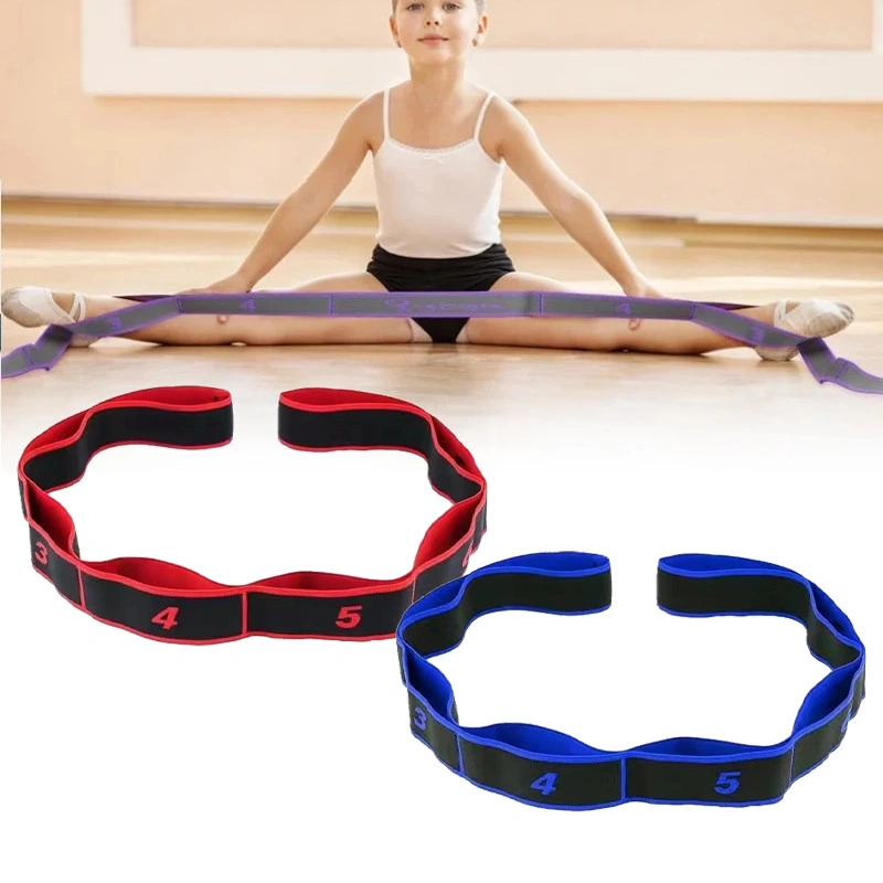 Stretching Band for Yoga Dance Pilates - Exercise Back Shoulder Fitness Multi Resistance Wanita Stretching