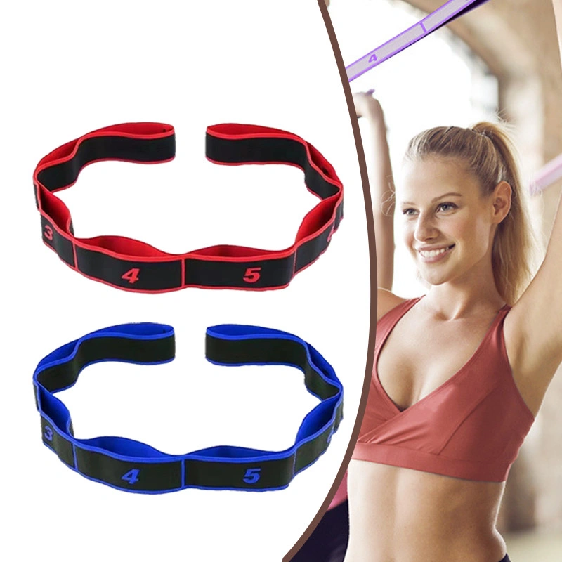 Yoga Stretching Strap Elastic Resistance Band - Stretching Band Yoga Strap Untuk Olahraga Otot Tali Elastis