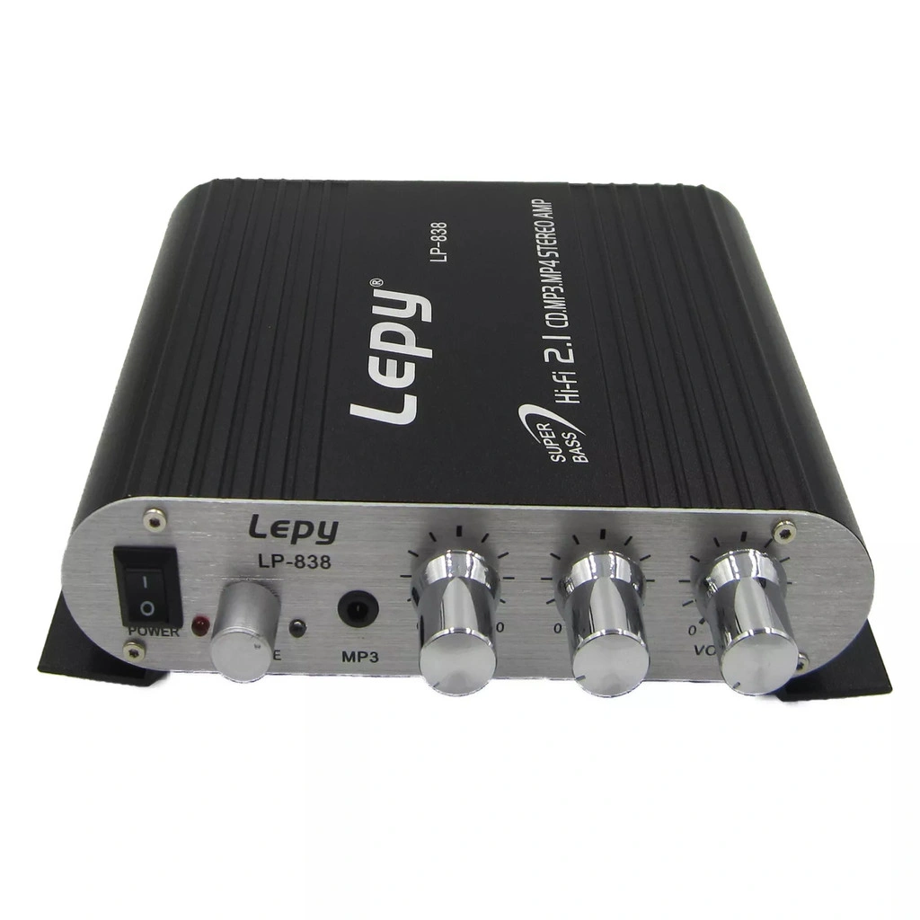 Jaystrade Lepy HiFi Stereo Amplifier LP-838 Penguat Suara Treble Bass Booster