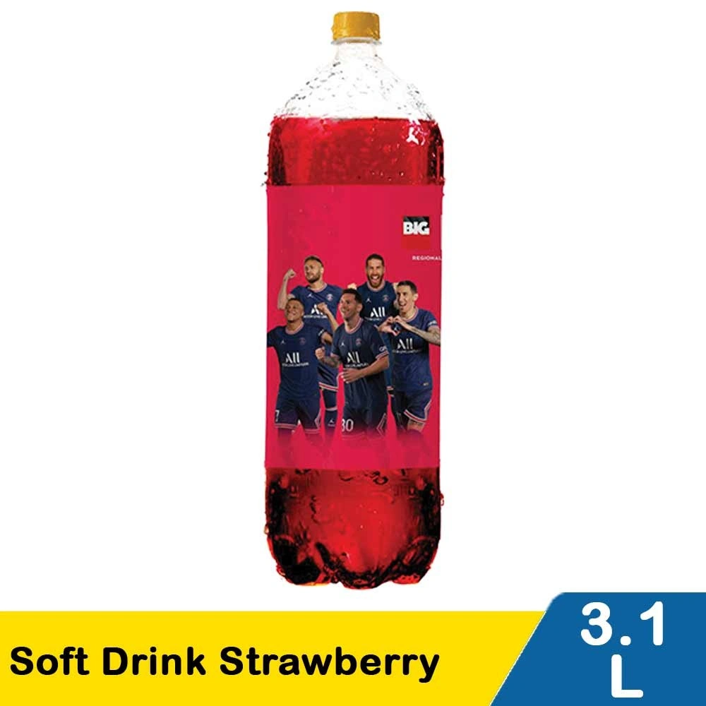 BIG SOFT DRINK STRAWBERRY 3.1L