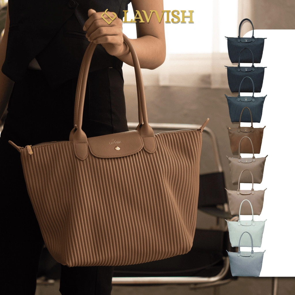 Lavvishe Velora Tote Bag Tas Wanita Shoulder Bag Besar Tas Bahu Totebag Muat Laptop 14inch