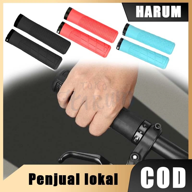 2pcs Handgrip Sepeda Grip Lock Karet Stang TPR untuk Sepeda Lipat MTB BMX Hand Grip Rubber
