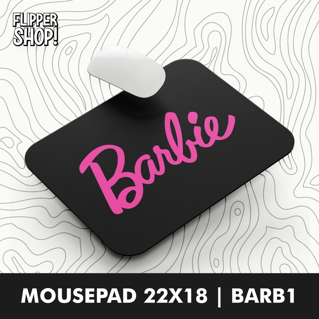 Mousepad Lucu Barbie Pink Abstract Aesthetic Alas Mouse Premium Anti Slip cute