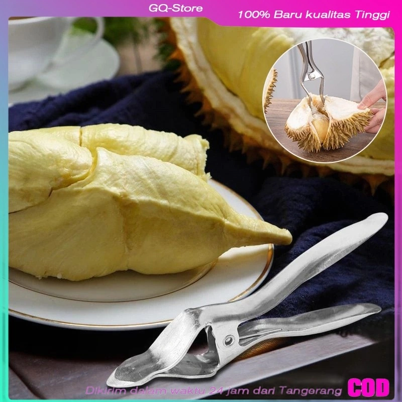 Alat Kupas Durian Anti Karat Tang Pembuka Durian Stainless Steel Tang Pembuka Durian Tahan Lama GQ