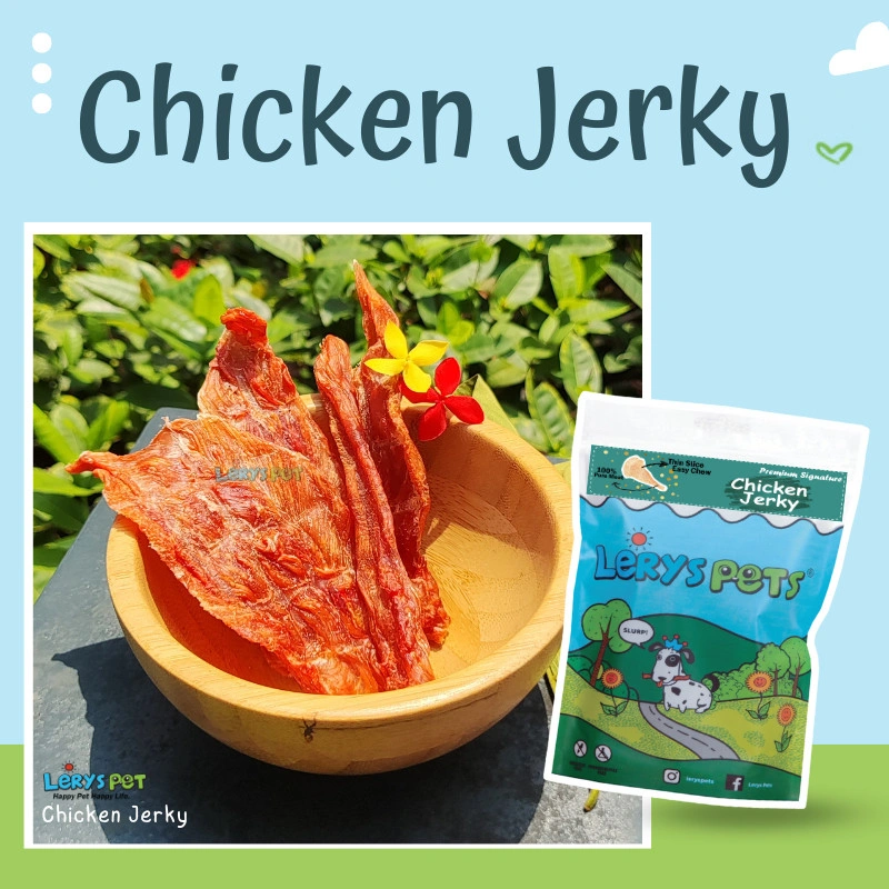 Premium Chicken Jerky 80gr | Makanan Anjing, Snack Anjing & Hewan | Leryspet