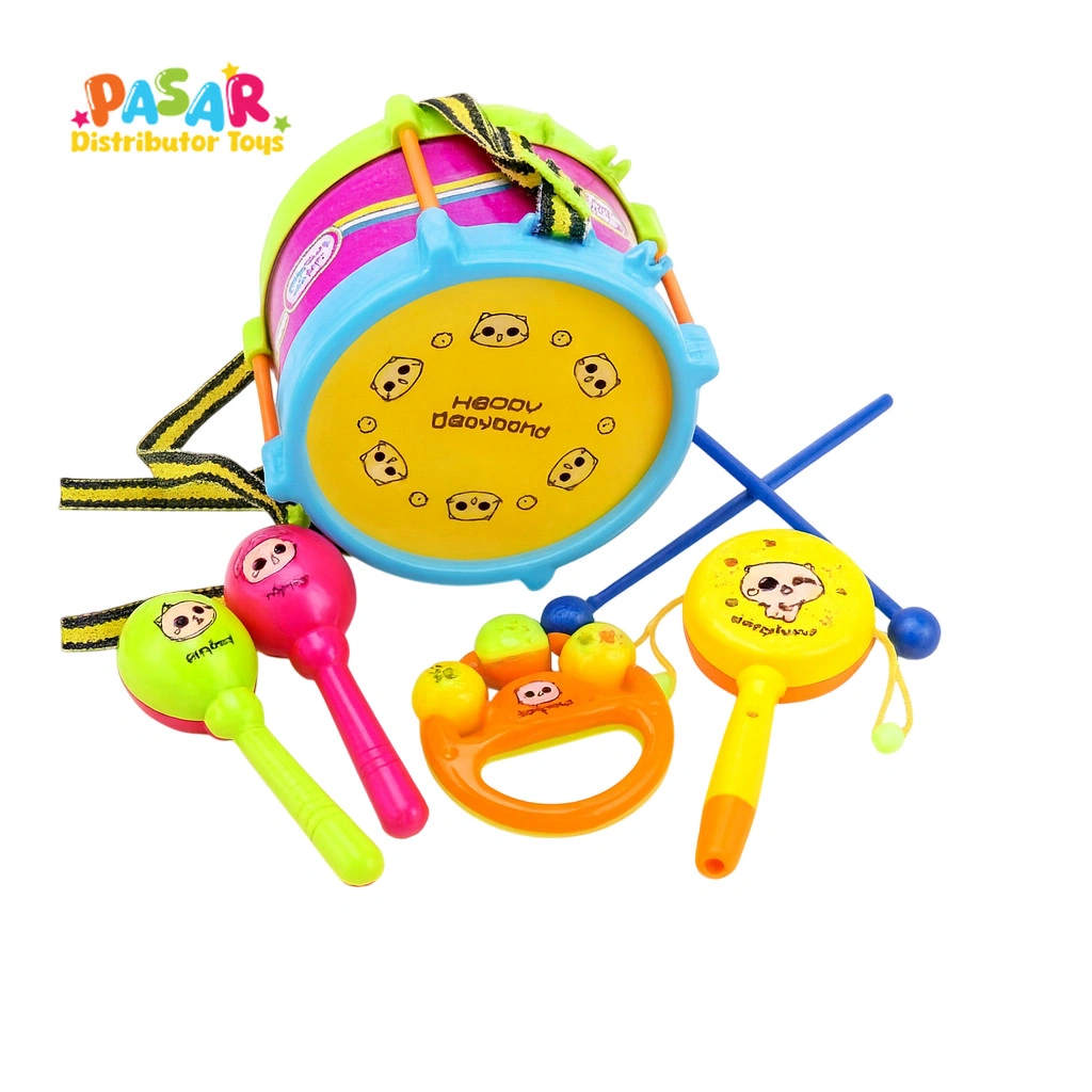 Mainan Baby Drum Set 5Pcs Mainan Alat Musik Drum Mainan Edukasi Musikal Bayi Mainan Baby Drum isi 5