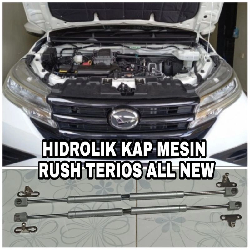 Paket Hidrolik Kap Mesin Allnew Rush Terios PNP diy