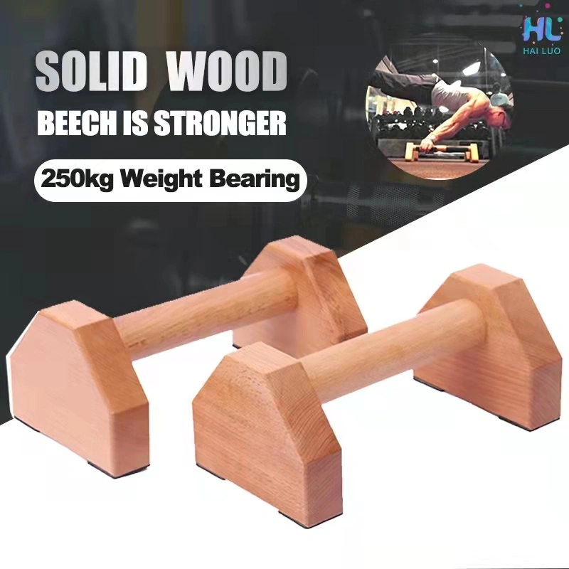 2Pcs Originals Wooden Parallettes Gymnastics Yoga Crossfit Bars Push-Up/Straddle/ Planche/ Parallel Bars