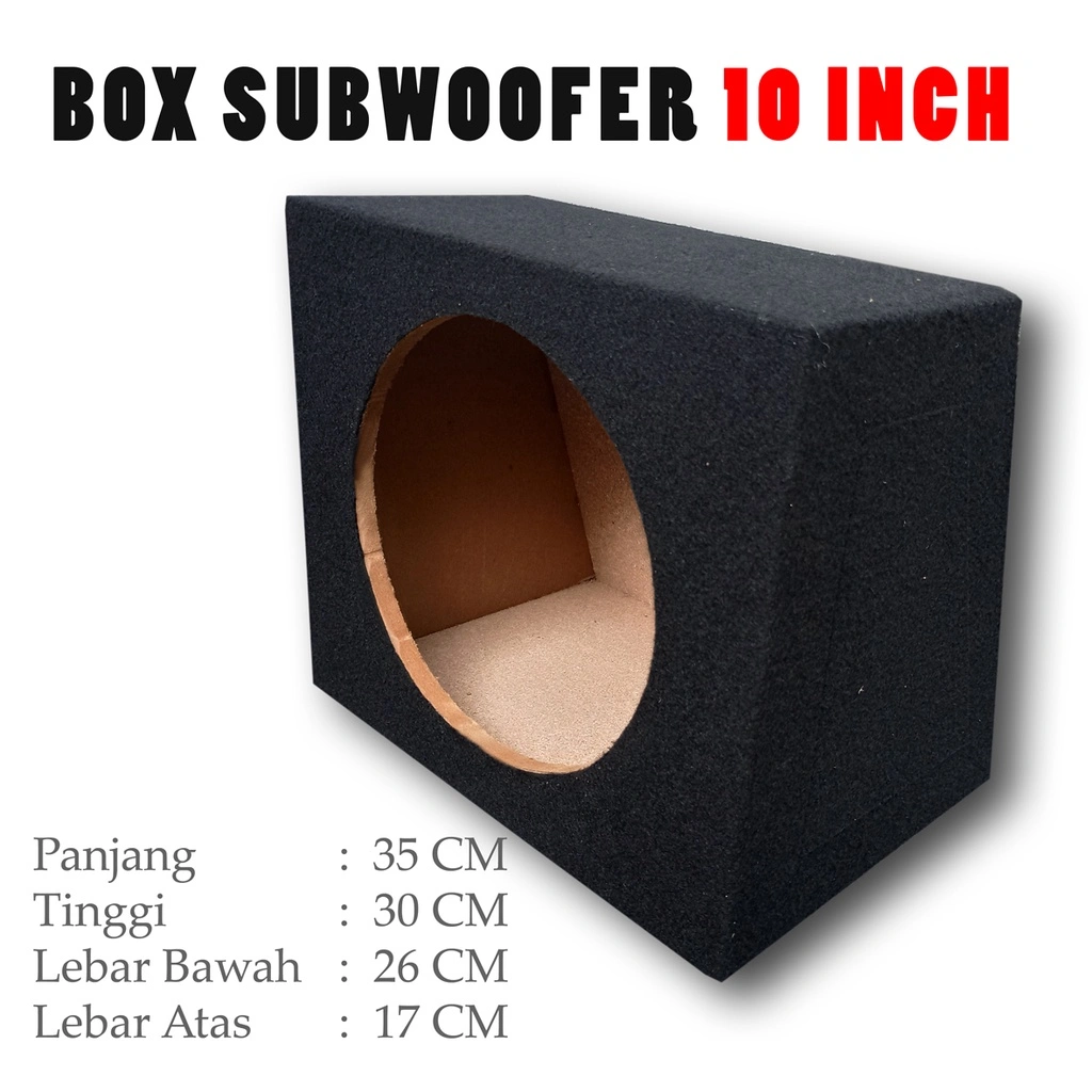 28modified - Box Subwoofer 10 Inch Model Kotak untuk Panther, Kijang, Mobil Pick Up Universal