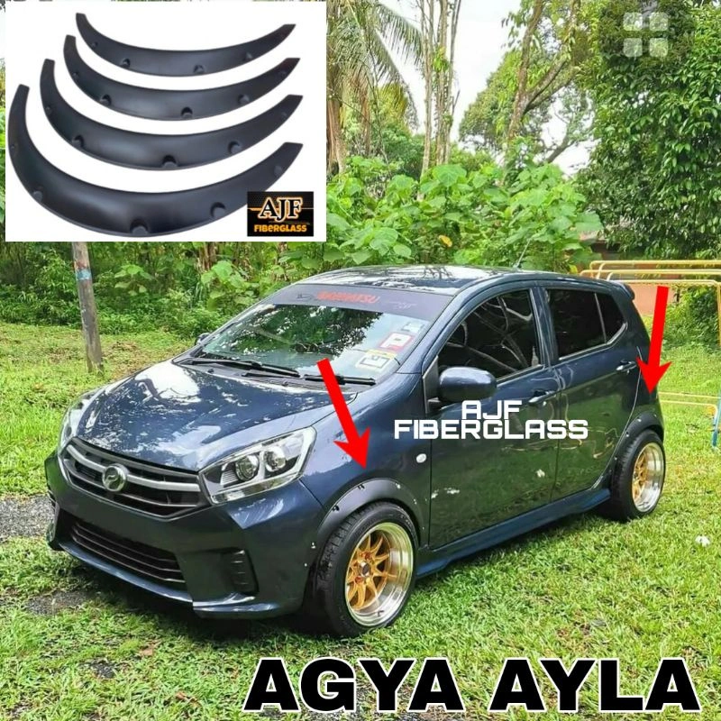 Over Fender Agya Ayla Semua Tipe dan Tahun (4pcs)