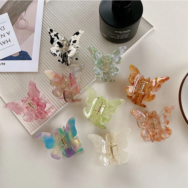 [CUCI GUDANG] PREMIUM BUTTERFLY HAIRCLIP JEPIT RAMBUT KUPU KUPU JEDAI MODEL LUCU UNIK CUTE HIGH END MOTIF GLOSSY FLORAL MARBLE MARBEL AKSESORIS KOREA KOREAN HAIR CAKAR CEPOL CLAW PATTERNED