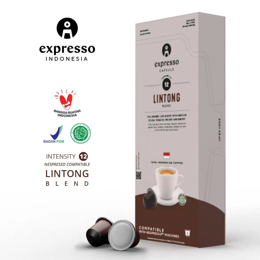 Expresso Indonesia - Reguler Capsule - Nespresso Compatible - Lintong Blend
