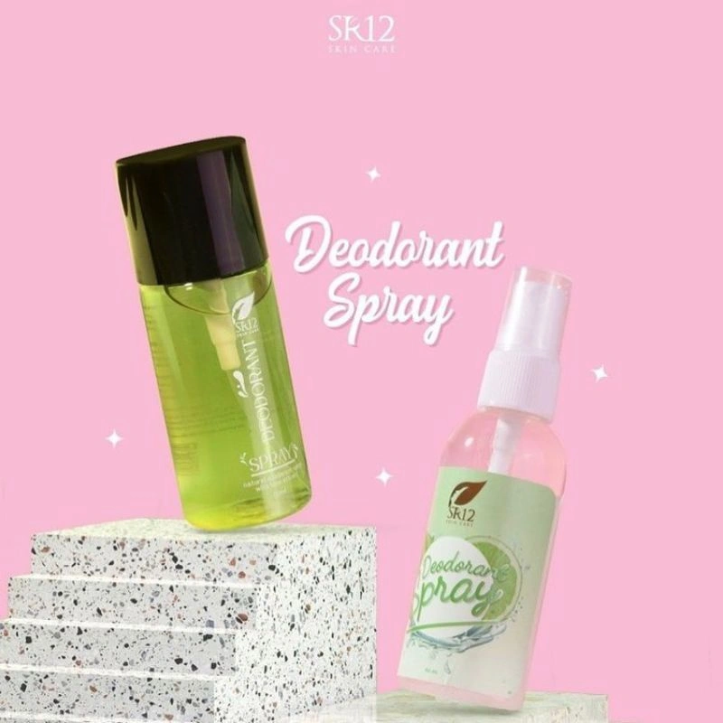 AMPUH ATASI BAU BADAN  DAN KERINGAT BERLEBIH DEODORANT SPRAY SR12 BPOM MENGATASI BAU BADAN KERINGAT BERLEBIH MENCERAHKAN KETIAK TIDAK MENINGGALKAN NODA KUNIG DI BAJU AMAN UNTUK ANAK IBU HAMIL DAN MENYUSUI