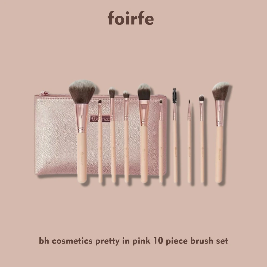Pretty In Pink 10 Piece Brush Set