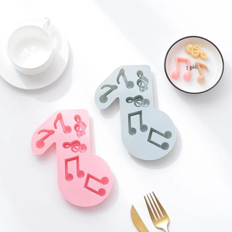 Cetakan nada not balok Cetakan cokelat cetakan silikon